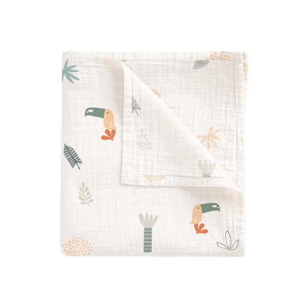 Bimbidreams Πάνα Μουσελίνα Bamboo Tucan 120x120εκ. 564B0530