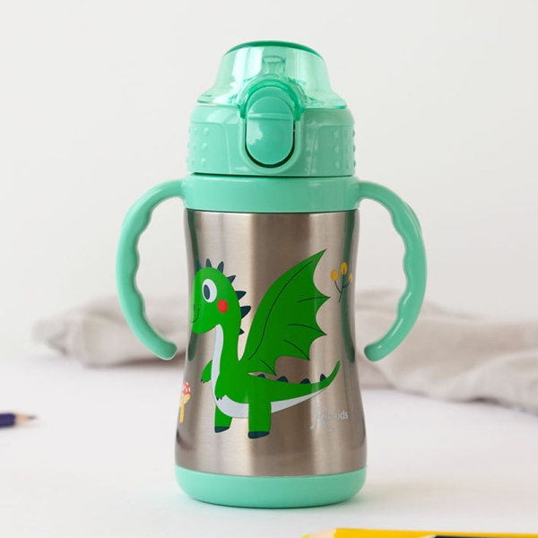 Kiokids Παγούρι Θερμός Με Λαβές Dragon 280ml.6+Μ 5054
