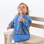 Kiokids Αδιάβροχη Σαλιάρα-Ποδιά με Μανίκια Space 5417 Kiokids Αδιάβροχη Σαλιάρα-Ποδιά με Μανίκια Space 5417