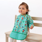 Kiokids Αδιάβροχη Σαλιάρα-Ποδιά με Μανίκια Tales Μέντα 5418