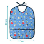 Kiokids Αδιάβροχη Σαλιάρα με τσέπη Space 5656