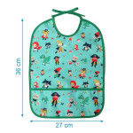 Kiokids Αδιάβροχη Σαλιάρα με τσέπη Tales Μέντα 5657 Kiokids Αδιάβροχη Σαλιάρα με τσέπη Tales Μέντα 5657