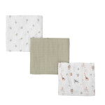 Bimbidreams Σετ Πάνες Αγκαλιάς Safari Olive σε Κουτί 70x80cm.3τμχ 56300016