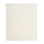 Bimbidreams Κουβέρτα Αγκαλιάς/Καροτσιού Bamboo Λευκό 75x90 εκ. 254BA101