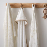 Bimbidreams Κουβέρτα Αγκαλιάς/Καροτσιού Bamboo Λευκό 75x90 εκ. 254BA101