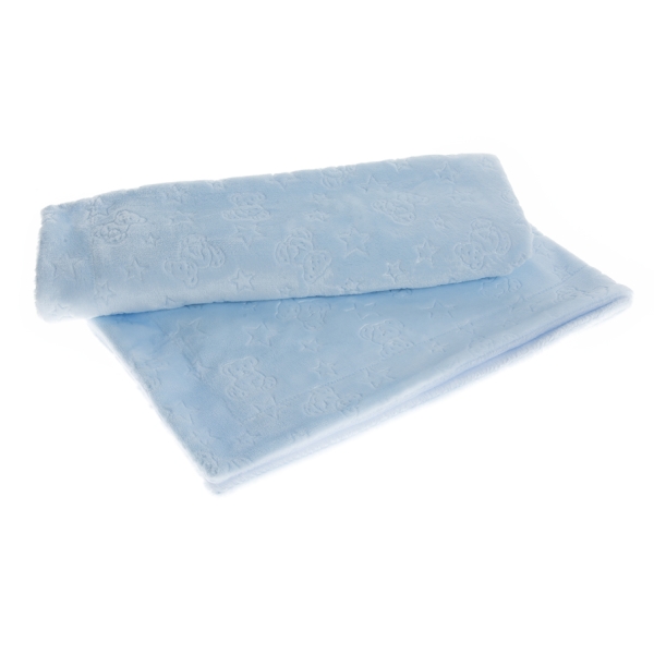 Gamberritos Κουβέρτα Microfiber Σιέλ 80x110εκ 10878-2