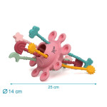 Kiokids Μασητικό Σιλικόνης Planet Ροζ 25εκ 6593 Kiokids Μασητικό Σιλικόνης Planet Ροζ 25εκ 6593