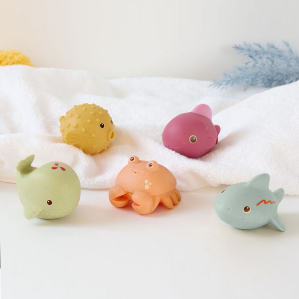 Kiokids Παιχνίδι Μπάνιου Ocean χωρίς τρύπα 5τμχ  6488