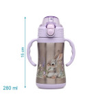 Kiokids Παγούρι Θερμός με Λαβές Lavender Bunny 280ml 6m+ 5069