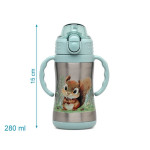 Kiokids Παγούρι Θερμός με Λαβές Σκιουράκι 280ml 6m+ 6329