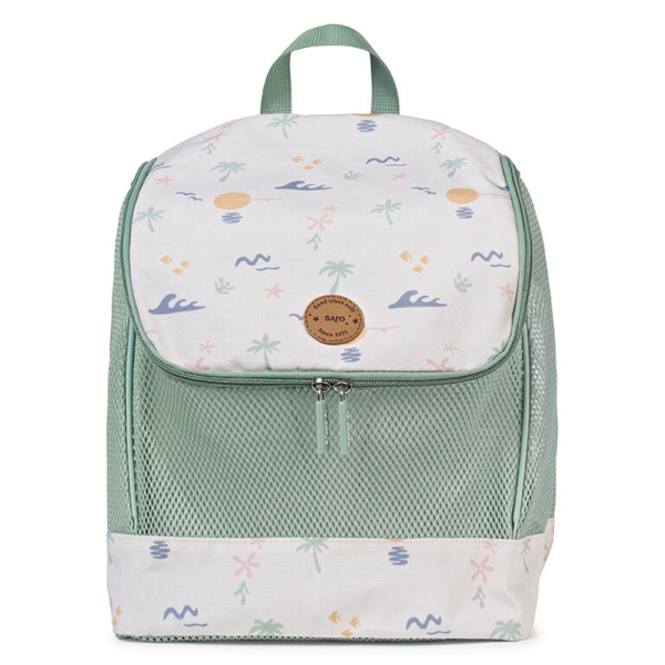 Saro Αδιάβροχο Τσαντάκι Backpack με δίχτυ Good Vibes 61520