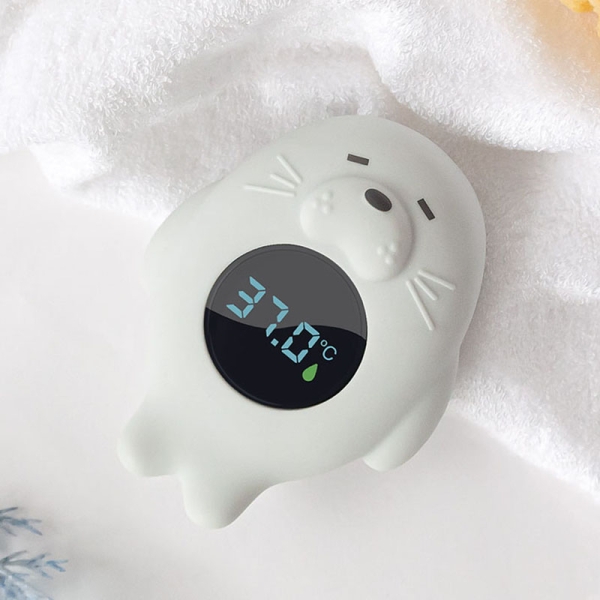 Kiokids Ηλεκτρονικό Θερμόμετρο Μπάνιου Φώκια Γκρι 6282