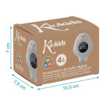 Kiokids Ηλεκτρονικό Θερμόμετρο Μπάνιου Φώκια Γκρι 6282