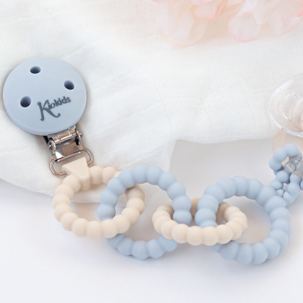 Kiokids Κλιπ Πιπίλας Σιλικόνης Σιέλ 0m+ 6462