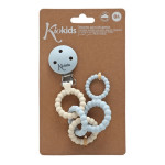 Kiokids Κλιπ Πιπίλας Σιλικόνης Σιέλ 0m+ 6462 Kiokids Κλιπ Πιπίλας Σιλικόνης Σιέλ 0m+ 6462