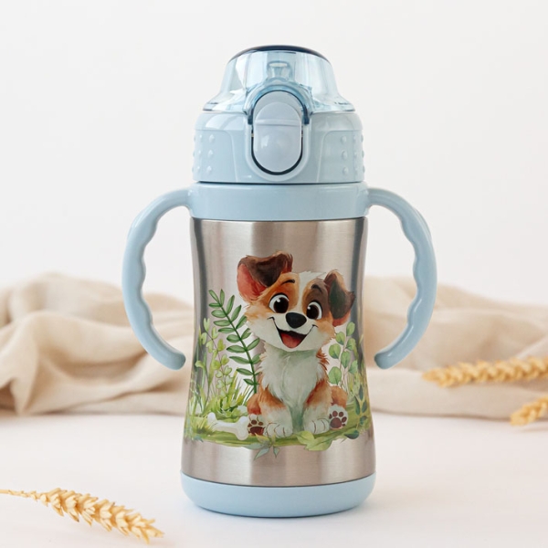 Kiokids Παγούρι Θερμός με Λαβές Σκυλάκι 280ml.6+Μ 6446