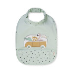 Saro Αδιάβροχη Σαλιάρα με Velchro Little Explorers 16573