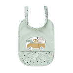 Saro Αδιάβροχη Σαλιάρα με Velchro Little Explorers 16573