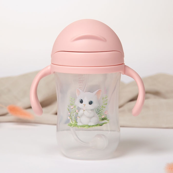 Kiokids Παγούρι με Λαβές Γατάκι 300ml 6m+ 6439