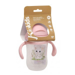 Kiokids Παγούρι με Λαβές Γατάκι 300ml 6m+ 6439 Kiokids Παγούρι με Λαβές Γατάκι 300ml 6m+ 6439
