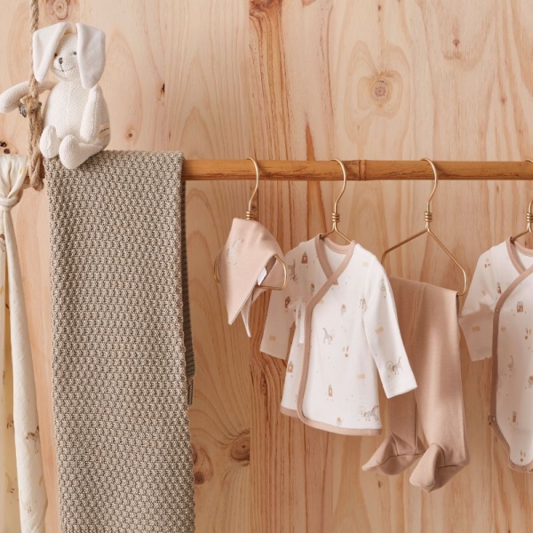 Bimbidreams Σετ Πιτζαμάκι Organic Cotton Farm 1-3M. JP152710