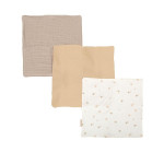 Bimbidreams Λαβέτες Μωρού Οργανικό Βαμβάκι Ciel Beige Σετ 3τμχ. 00853010