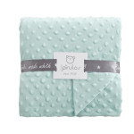 Bimbidreams Κουβέρτα Minky Microfiber Μέντα 80x110εκ. 64005156