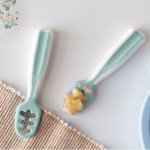 Kiokids Σετ Κουταλάκια Αυτοσίτισης Μέντα 6m+ 2τμχ 5714