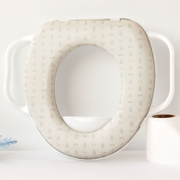 Kiokids Βάση Λεκάνης Μαλακή με Χερούλια Γκρι 12+Μ 5503