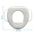 Kiokids Βάση Λεκάνης Μαλακή με Χερούλια Γκρι 12+Μ 5503