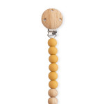 Saro Κλιπ Πιπίλας Σιλικόνης Woody Ώχρα 0m+ 14385