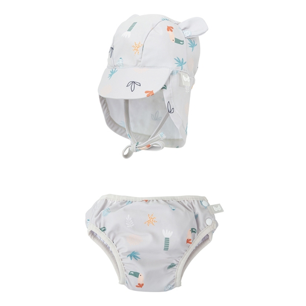 Bimbidreams Σετ Πάνα Μαγιό και Καπέλο UV50 Tucan 3-9 μηνών 036B0530