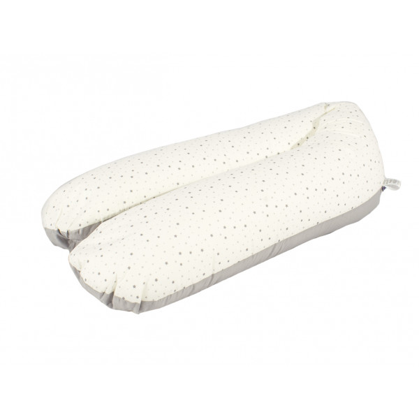 Just Baby Μαξιλάρα Θηλασμού Multi 3 in1 Roll Fill Grey Stars JB.9300.GREY.STARS