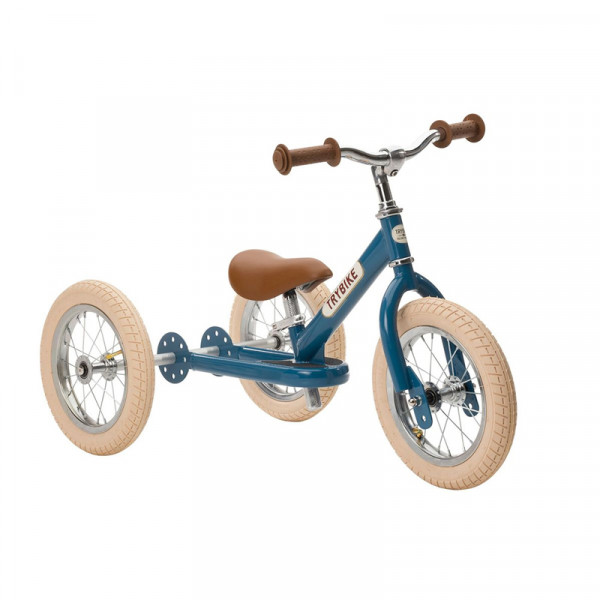 Trybike Τρίκυκλο που μετατρέπεται σε ποδήλατο ισορροπίας Vintage Μπλε TBS-2-BLU-VIN+TBS-KIT-V