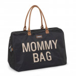 CHILDHOME Τσάντα Αλλαγής Mommy Bag Big Black Gold BR73456