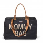 CHILDHOME Τσάντα Αλλαγής Mommy Bag Big Black Gold BR73456