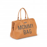 CHILDHOME Τσάντα Αλλαγής Mommy Bag Leatherlook Brown BR74393