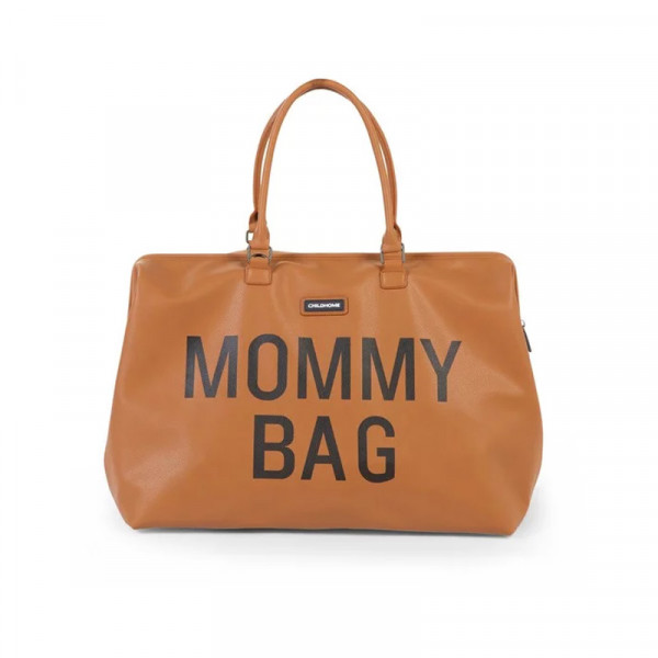 CHILDHOME Τσάντα Αλλαγής Mommy Bag Leatherlook Brown BR74393