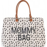 CHILDHOME Τσάντα Αλλαγής Mommy Bag Big Canvas Leopard BR74392
