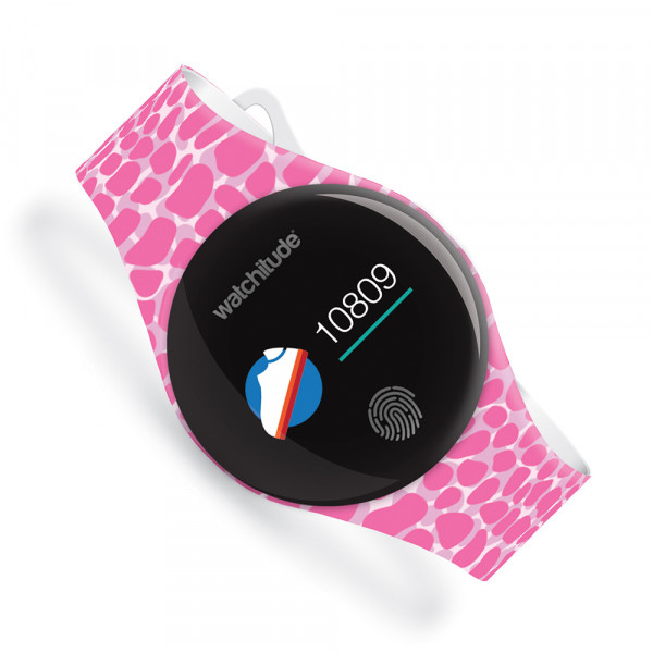Watchitude Ψηφιακό αδιάβροχο ρολόι Move 2 Pink Crocodile WTD-831