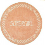 Baby Adventure Χαλί Pink Supergirl 150cm  BR75142
